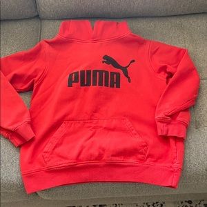 Red puma hoodie